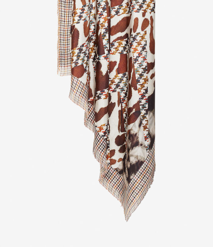 Pierre Louis Mascia ALOEUW Shawl Scarf Silk 135x195 Pierre Louis Mascia ALOEUW Shawl Scarf Silk 135x195 Multicolor ALOEUWSW135X195S4SE51563510118