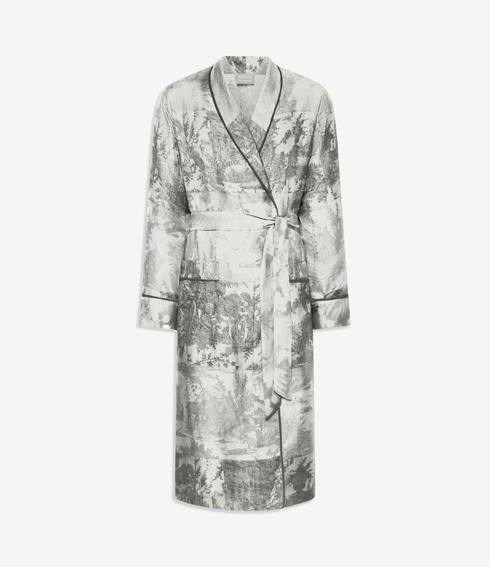 Pierre Louis Mascia ALOEGUM Dressing Gown Silk Pierre Louis Mascia ALOEGUM Dressing Gown Silk Multicolor ALOEGUMSVT10010L124SE516073103