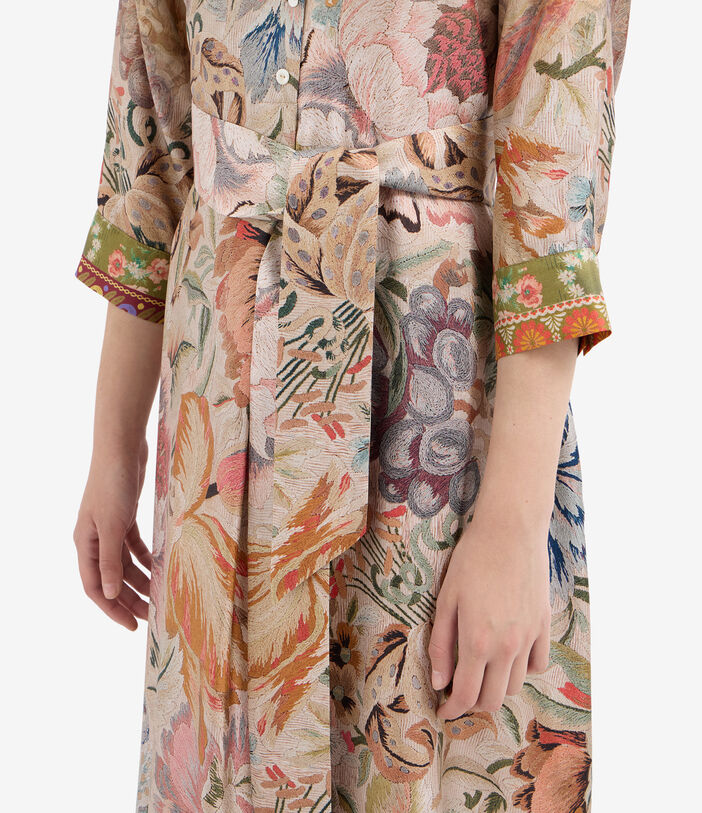 Pierre Louis Mascia ALOE Shirt Dress Silk Pierre Louis Mascia ALOE Shirt Dress Silk ARAZZO ALOESAB11899SE516288101