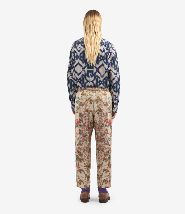 Pierre Louis Mascia ALOE Trousers Silk Multicolor ALOESPT10959SE513269101