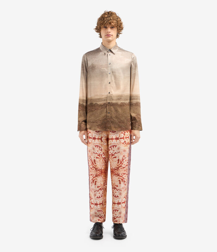 Pierre Louis Mascia ADASTRGUM Longsleeve Shirt Silk Multicolor ADASTRGUMSCML12451SE516058101