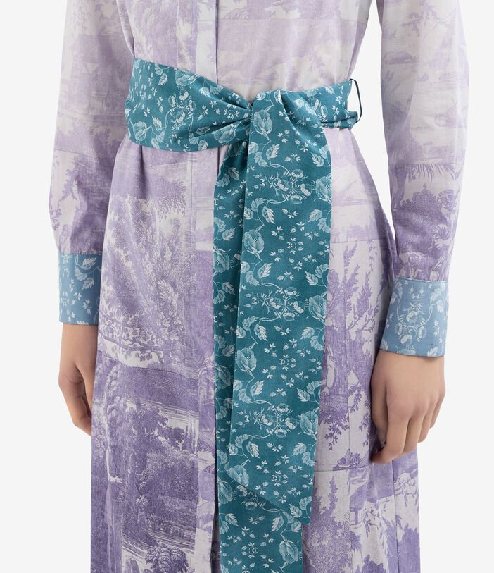 Pierre Louis Mascia DIOMEDE Dress Cotton Multicolor DIOMEDESAB12441CO515033101