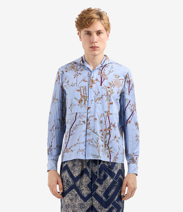 Pierre Louis Mascia KAMI Longsleeve Shirt Cotton LIGHT BLUE KAMISCML12444CO142093101