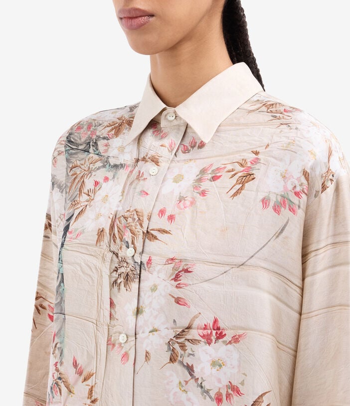 Pierre Louis Mascia ALOE Longsleeve Shirt Silk GIARDINO GIAPPONESE ALOESCML10643SE517719101