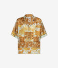 Pierre Louis Mascia ALOE Shortsleeve Shirt Silk CARAMELLO ALOESCMC11927SE518137103