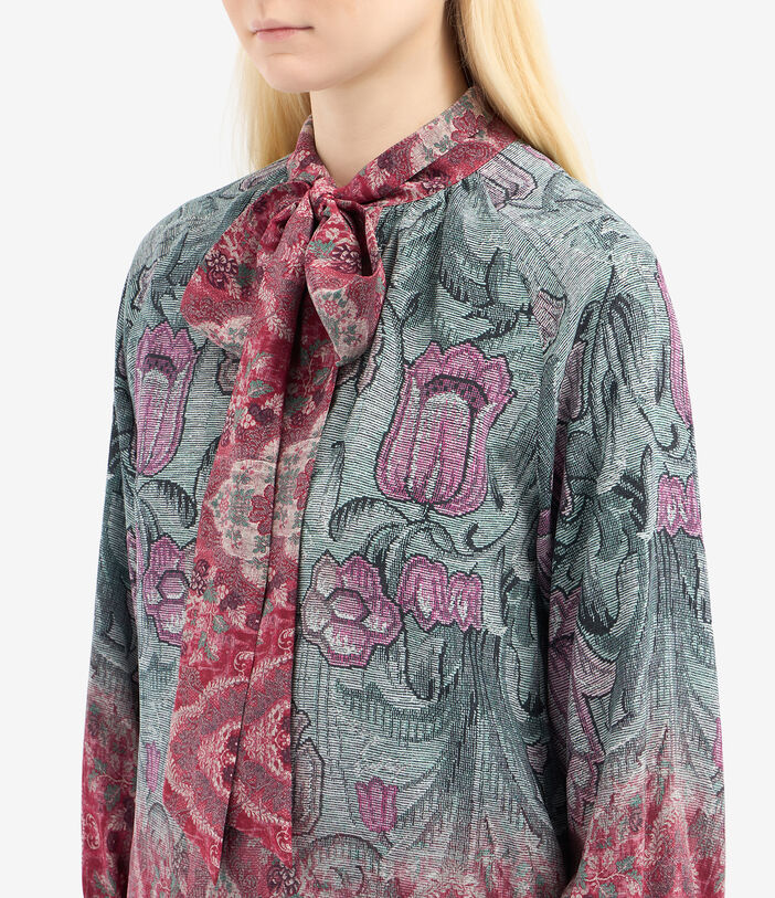 Pierre Louis Mascia TRAPEZIO Longsleeve Shirt Silk Pierre Louis Mascia TRAPEZIO Longsleeve Shirt Silk Multicolor TRAPEZIOSCML12361SE516352101