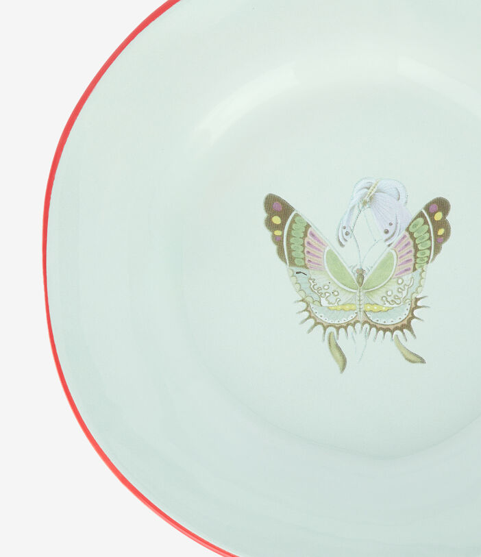 Pierre Louis Mascia PLATE Floral Plate Ceramic/Earthenware LIGHT BLUE PLATEAP01CRMAZZURRO