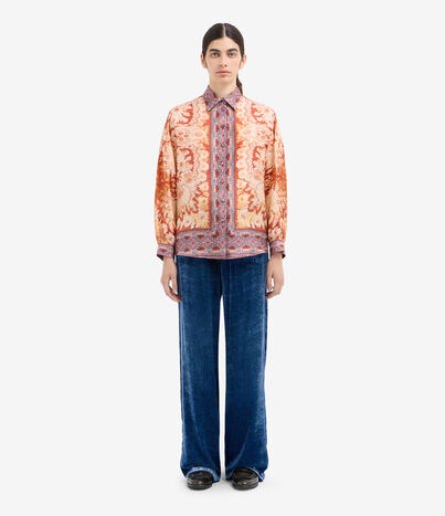 Pierre Louis Mascia ALOE Longsleeve Shirt Silk Multicolor ALOESCML12049SE516387101