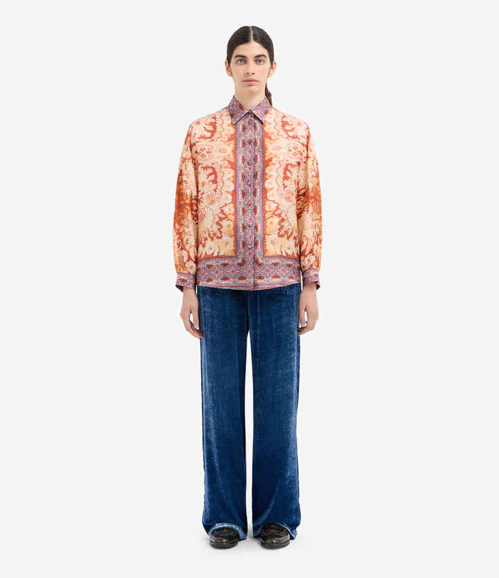 Pierre Louis Mascia ALOE Longsleeve Shirt Silk Multicolor ALOESCML12049SE516387101