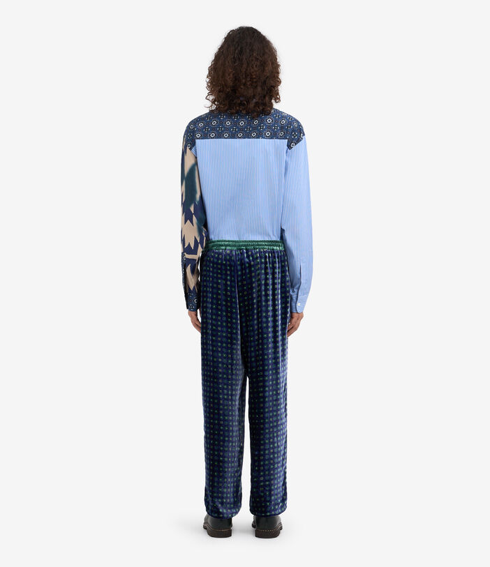Pierre Louis Mascia KANPUR Trousers Viscose Silk Multicolor KANPURSVPT11667VI513582101