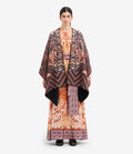 Pierre Louis Mascia PANCAKE Poncho Cape Wool Multicolor PANCAKESGAPH006WO516618101