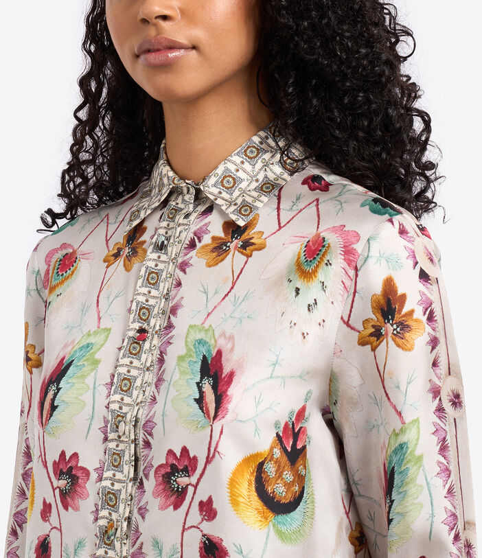 Pierre Louis Mascia ALOE Longsleeve Shirt Silk Multicolor ALOESCML11190SE511968101