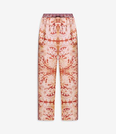 Pierre Louis Mascia ALOE Trousers Silk Multicolor ALOESPT10959SE516277101