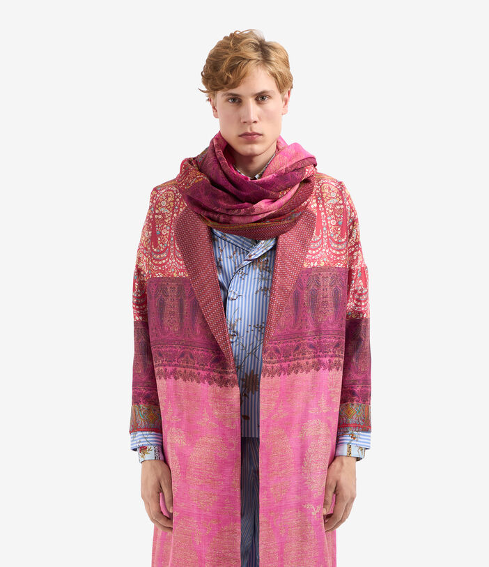 Pierre Louis Mascia HAWNBCI Shawl Scarf Cotton Silk 135x190 ECRU HAWNBCISW135X190PCO51432410130