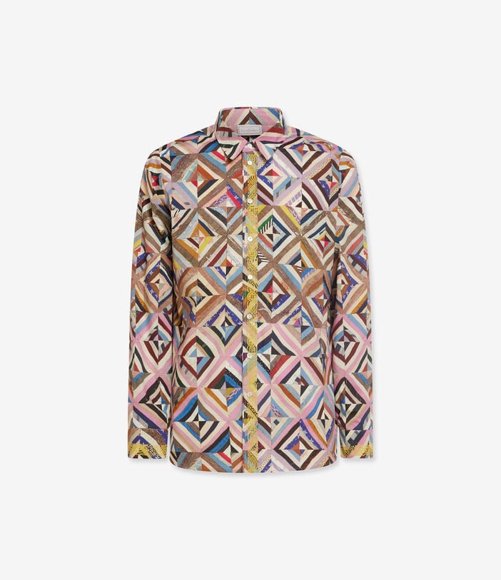 Pierre Louis Mascia DIOMEDE Longsleeve Shirt Cotton MOSAICO DIOMEDESCML12451CO518041101