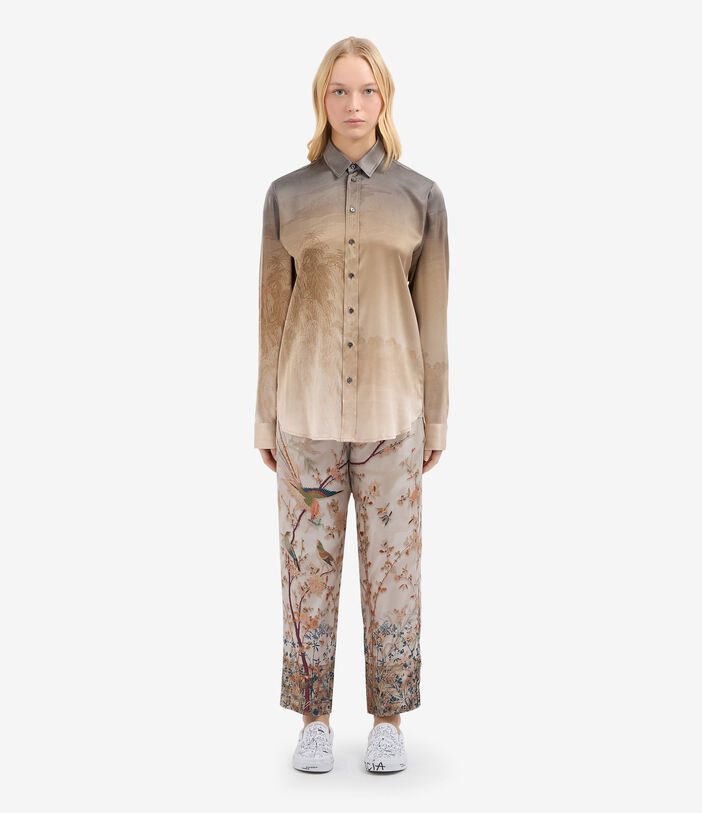 Pierre Louis Mascia ADASTRGUM Longsleeve Shirt Silk SAND ADASTRGUMSCML12451SE514703101