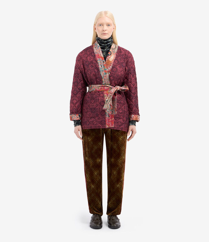 Pierre Louis Mascia KANADA Trousers Viscose Silk Multicolor KANADAPT11667VI516441101
