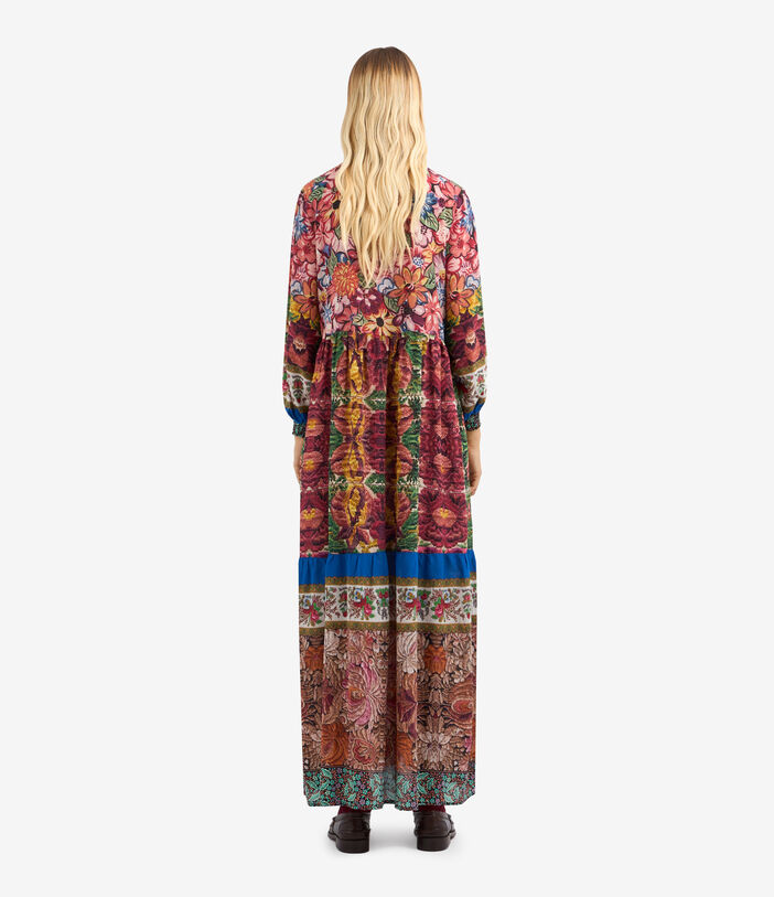 Pierre Louis Mascia BRULE Shirt Dress Silk Multicolor BRULESAB12182SE513336101