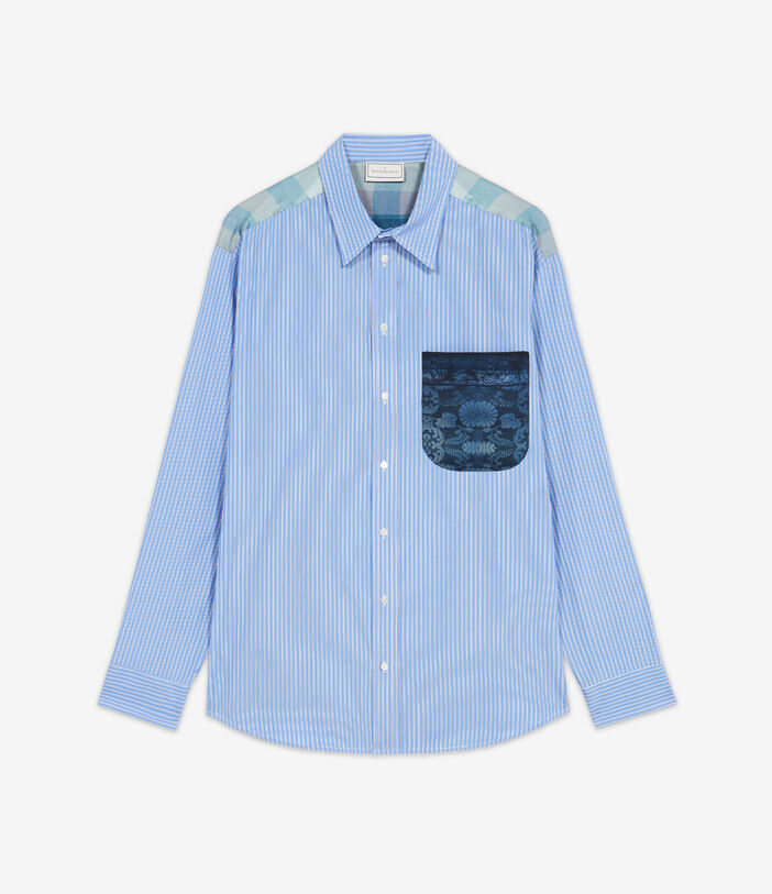 Pierre Louis Mascia ALOTHO Longsleeve Shirt Cotton Silk Multicolor ALOTHOCML11725CO513571101