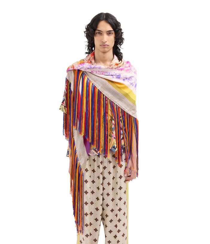 Pierre Louis Mascia ALOEUW Scarf Silk 135x135 GIARDINO SOLARE ALOEUWSW135X135INSE517311101