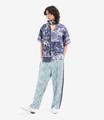 Pierre Louis Mascia FANCY Trousers Silk AZZURRO CIELO FANCY2SPT12815SE518339101