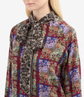Pierre Louis Mascia TRAPEZIO Longsleeve Shirt Silk Multicolor TRAPEZIOSCML12361SE516353101