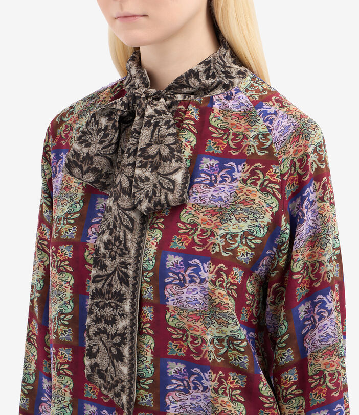 Pierre Louis Mascia TRAPEZIO Longsleeve Shirt Silk Pierre Louis Mascia TRAPEZIO Longsleeve Shirt Silk Multicolor TRAPEZIOSCML12361SE516353101