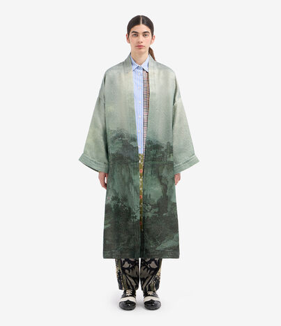 Pierre Louis Mascia PAX Kimono Wool Multicolor PAXSWKM12187WO516401101