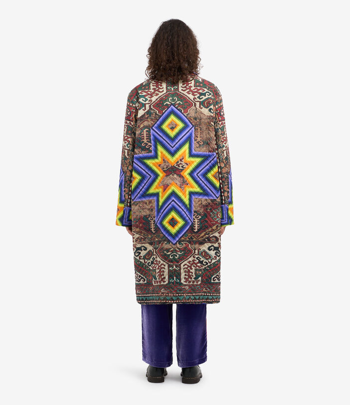 Pierre Louis Mascia ALOINT Raincoat Polyester Silk Multicolor ALOINTIMP12324PL513549101