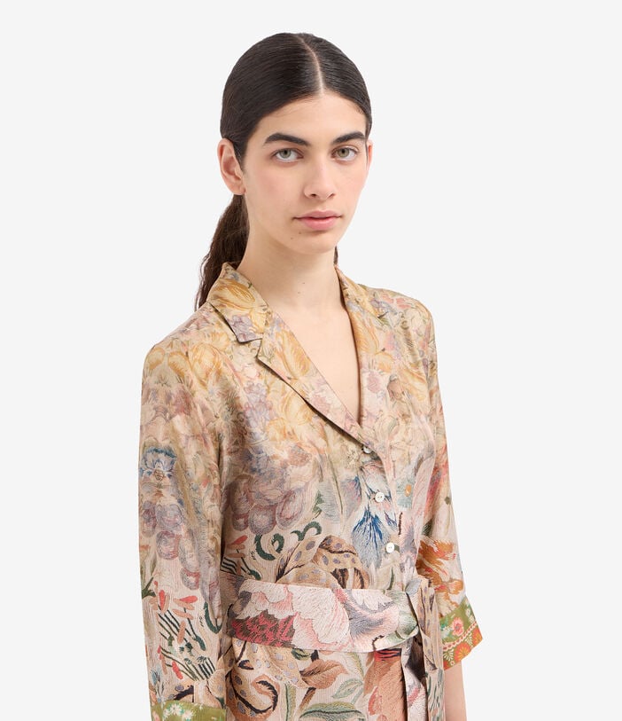 Pierre Louis Mascia ALOE Shirt Dress Silk Pierre Louis Mascia ALOE Shirt Dress Silk ARAZZO ALOESAB11899SE516288101