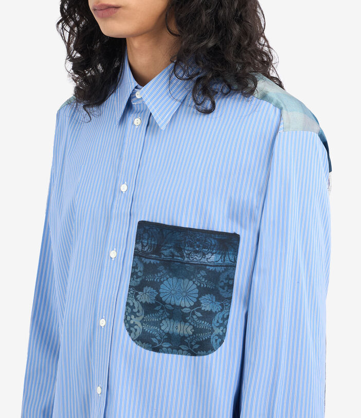 Pierre Louis Mascia ALOTHO Longsleeve Shirt Cotton Silk Multicolor ALOTHOCML11725CO513571101