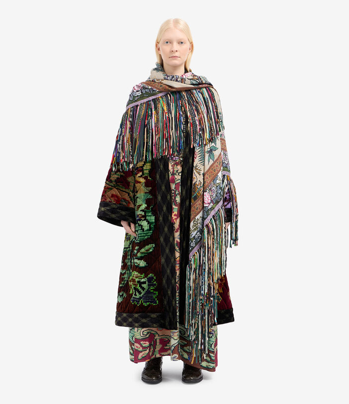Pierre Louis Mascia ALOE Shirt Dress Silk Multicolor ALOESAB11524SE516370101