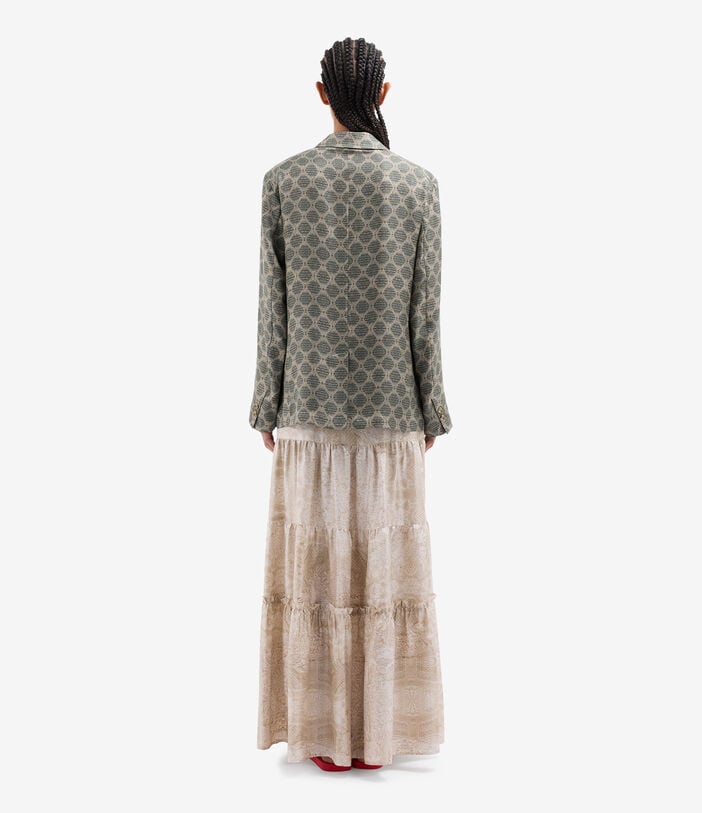 Pierre Louis Mascia FANCY Jacket Silk GRIGIO FUMÉ FANCY2SGC12167SE518118101