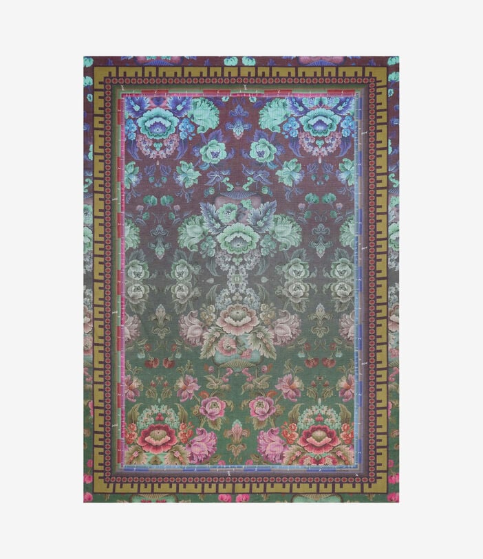 Pierre Louis Mascia HAWNBCI Shawl Scarf Cotton Silk 135x190 PEONIA HAWNBCISW135X190PCO517292101