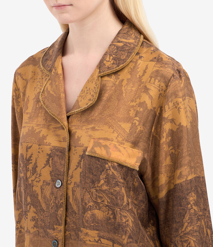 Pierre Louis Mascia ALOEGUM Longsleeve Shirt Silk Multicolor ALOEGUMSCML12600SE516069101