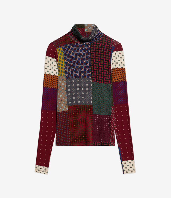 Pierre Louis Mascia SASSONIA Turtleneck Top Viscose Pierre Louis Mascia SASSONIA Turtleneck Top Viscose Multicolor SASSONIASDO12351VI139598102