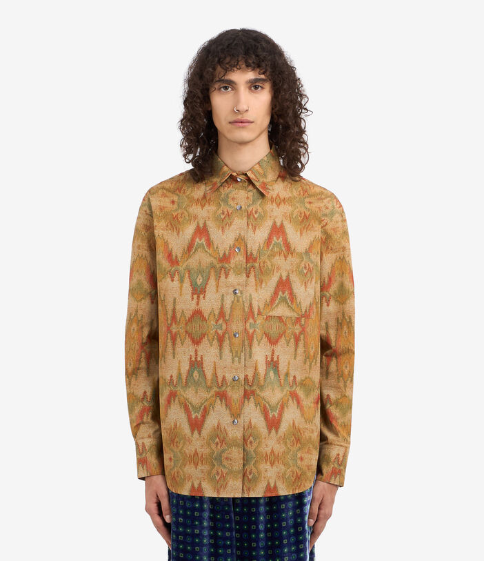 Pierre Louis Mascia TESLABIO Longsleeve Shirt Cotton Multicolor TESLABIOSCML12318CO513256101