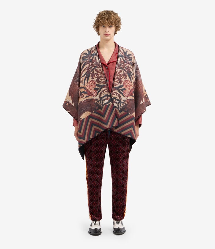 Pierre Louis Mascia PANCAKE Poncho Cape Wool Pierre Louis Mascia PANCAKE Poncho Cape Wool Multicolor PANCAKESGAPH006WO516618101