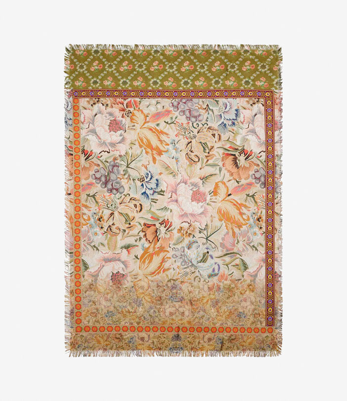 Pierre Louis Mascia ALOEUW Shawl Scarf Silk 135x195 Pierre Louis Mascia ALOEUW Shawl Scarf Silk 135x195 Multicolor ALOEUWSW135X195S4SE51562810118