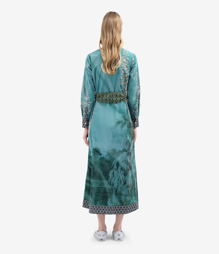 Pierre Louis Mascia DIOMEDE Dress Cotton Multicolor DIOMEDESAB12441CO515035101