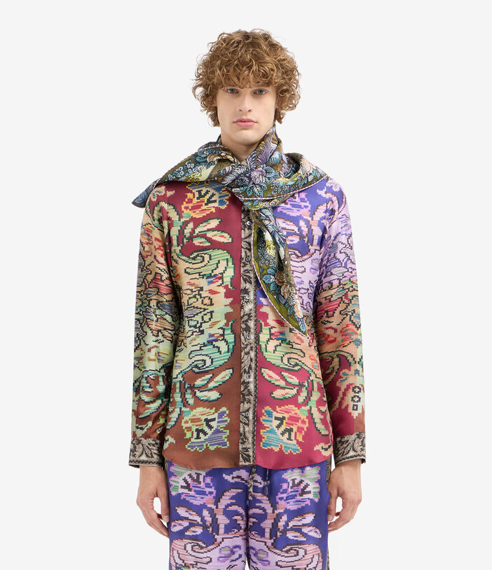 Pierre Louis Mascia CIALDA Bandana Scarf Silk 90x90 Multicolor CIALDATW090X090MSE51580610112