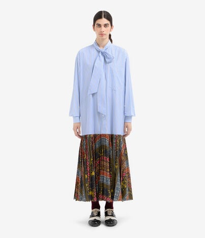 Pierre Louis Mascia CETHOM Shirt Dress Polyester Cotton Multicolor CETHOMAB12616PL144207101