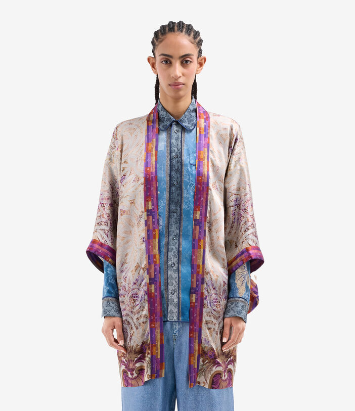 Pierre Louis Mascia MUTKA Kimono Silk MALVA MUTKASKM12608SE518229101