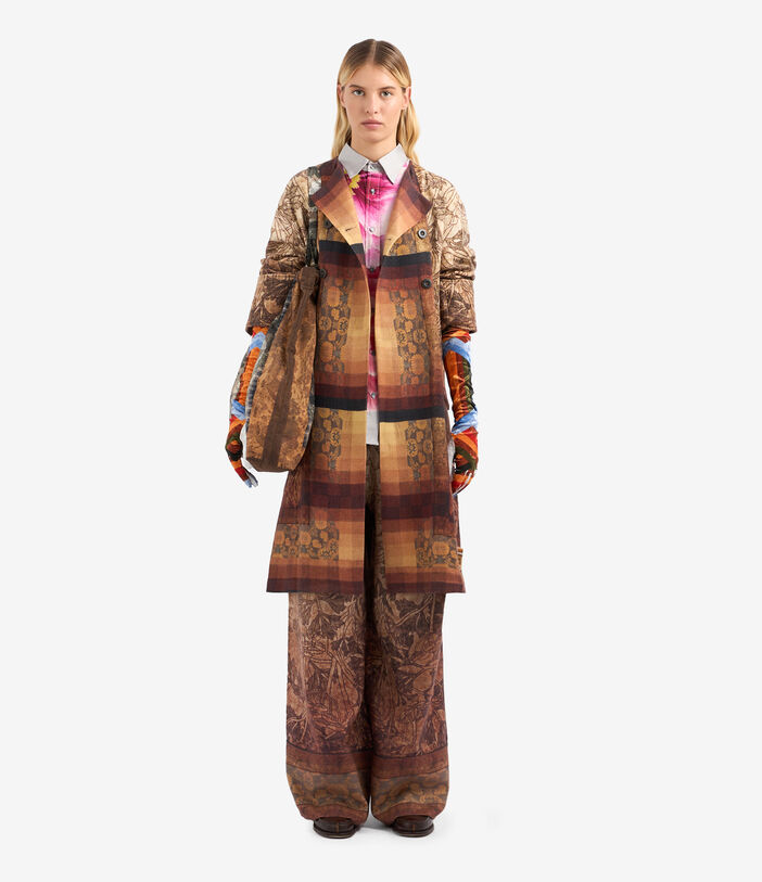 Pierre Louis Mascia K20164 Palazzo Trousers Cashmere Silk Multicolor K20164SWPT101766WS513374101