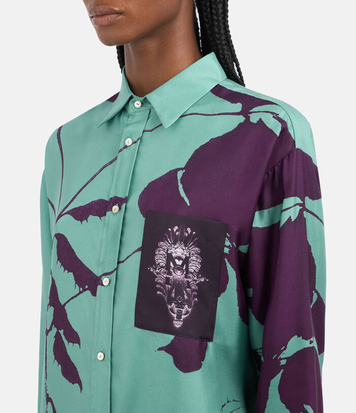 Pierre Louis Mascia ALOEGOTS Longsleeve Shirt Silk Multicolor ALOEGOTSSCML10643SE512523101