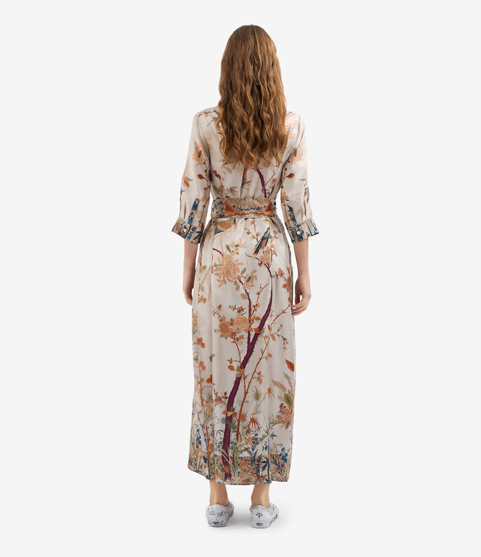 Pierre Louis Mascia ALOE Shirt Dress Silk ECRU ALOESAB11899SE515616101