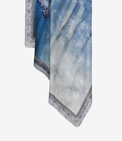 Pierre Louis Mascia ALOEUW Shawl Scarf Silk 135x195 CIELO VELATO ALOEUWSW135X195S4SE517304101