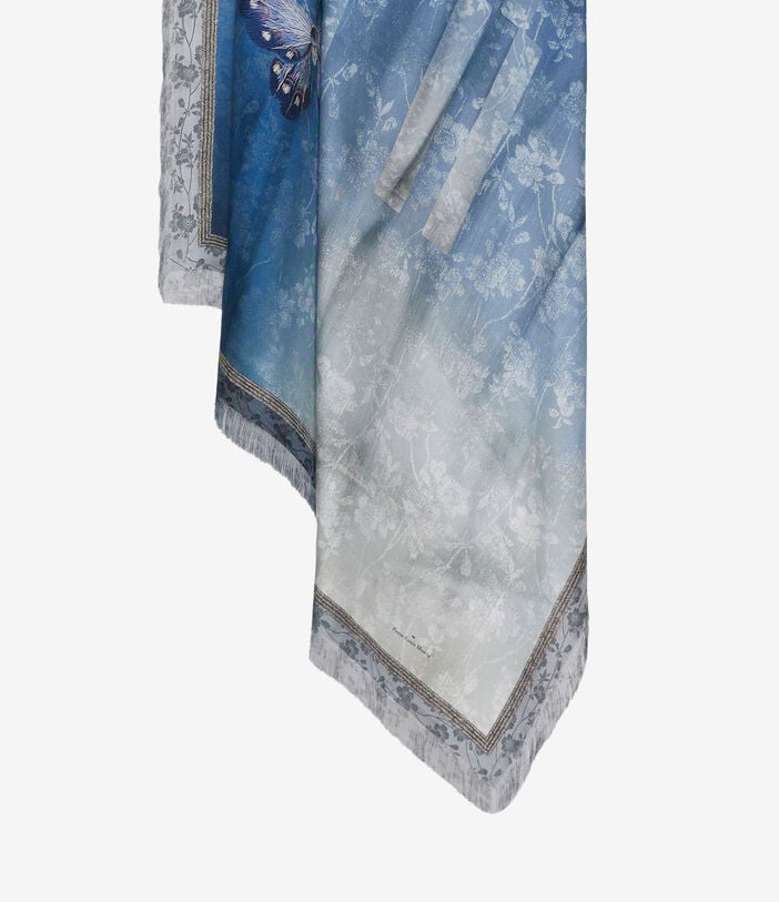 Pierre Louis Mascia ALOEUW Shawl Scarf Silk 135x195 CIELO VELATO ALOEUWSW135X195S4SE517304101