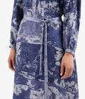 Pierre Louis Mascia ALOE Shirt Dress Silk INDACO ALOESAB11524SE518012102