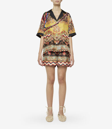 ALOE Shortsleeve Shirt Silk Shirts & Blouses in Multicolor 